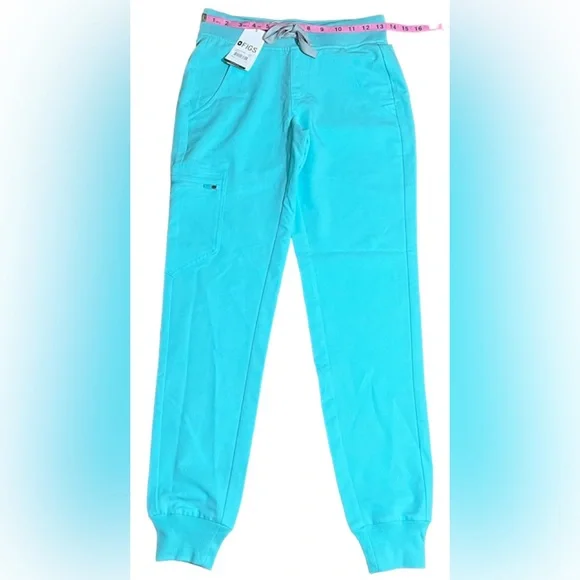💚💙FIGS Zamora 2.0 Jogger Scrub Pants XSS Limited edition color Fresh Aqua NWT - Picture 6 of 16